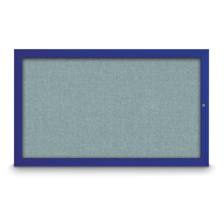 United Visual Products Hinge-less Radius Corkboard, 18"x24", Black Alum Frame/Forbo UVEB1824R-BLACK-FORBO